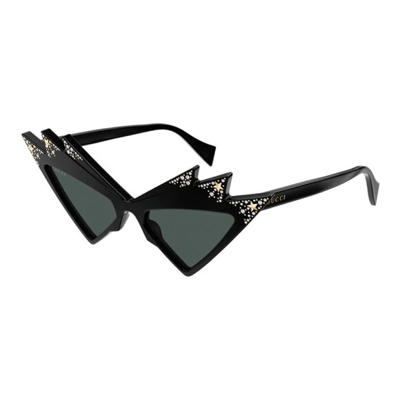 NEW GUCCI SUNGLASSES BLACK/GRAY WOMEN EYEWEAR GUCCI